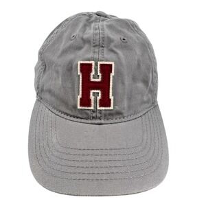 Harvard Business School Hat Cap Gray Embroidered Legacy Adjustable Baseball Mens